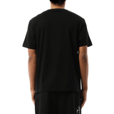 Black Its24heartz T-Shirt with graphic design, short sleeves, and crew neck, displayed flat on a white background.