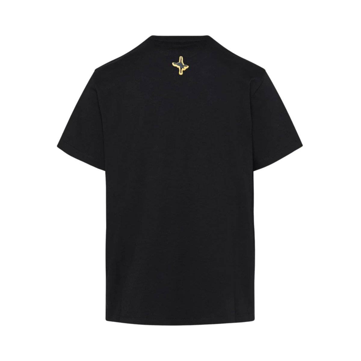 Black Its24heartz T-shirt featuring a stylish graphic design on a soft cotton fabric. Perfect for casual wear.