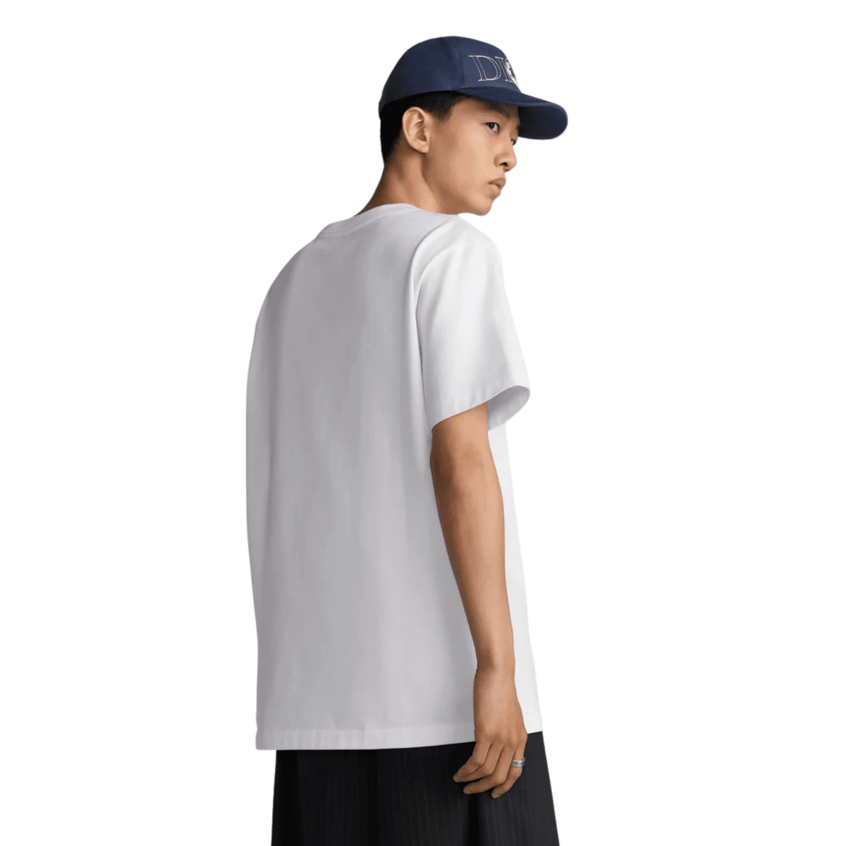 Black Its24heartz T-Shirt with round neckline and short sleeves, displayed flat on a white background.