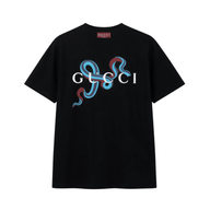 Black Its24heartz T-Shirt 201 with a classic crew neck and short sleeves, shown laid flat on a white background.