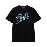 Black Its24heartz T-Shirt 201 with a classic crew neck and short sleeves, shown laid flat on a white background.