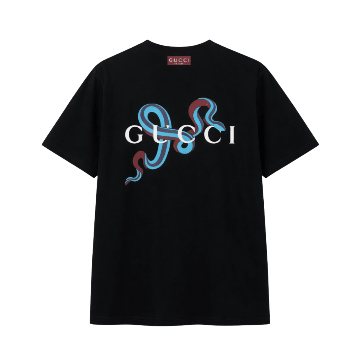 Black Its24heartz T-Shirt 201 with a classic crew neck and short sleeves, shown laid flat on a white background.