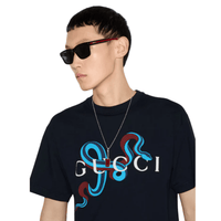 Blue Its24heartz T-Shirt 201 with graphic print, casual fit, and short sleeves, displayed on a plain background.