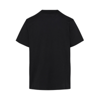 Its24heartz black T-shirt with a crew neck and short sleeves, featuring a simple and stylish design.