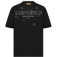 Black Its24heartz T-Shirt displayed on a flat surface, featuring a simple design and soft fabric texture.