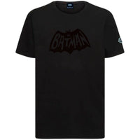 Black Its24heartz T-shirt with a modern design, displayed flat to showcase the fabric and neckline details.