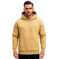 Gray Its24heartz hoodie featuring a front pocket and drawstring hood, displayed on a neutral background.
