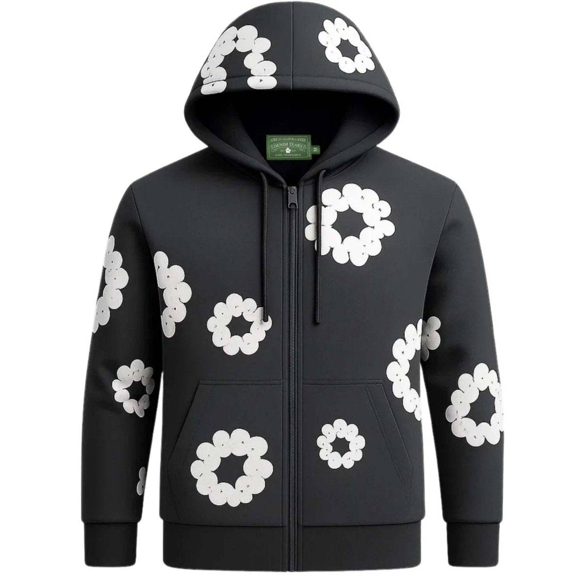 Cozy Its24heartz hoodie in a stylish design, featuring a front pocket and drawstring hood in a vibrant color.