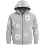 Its24heartz hoodie in gray with a front pocket and drawstring hood, displayed against a neutral background.