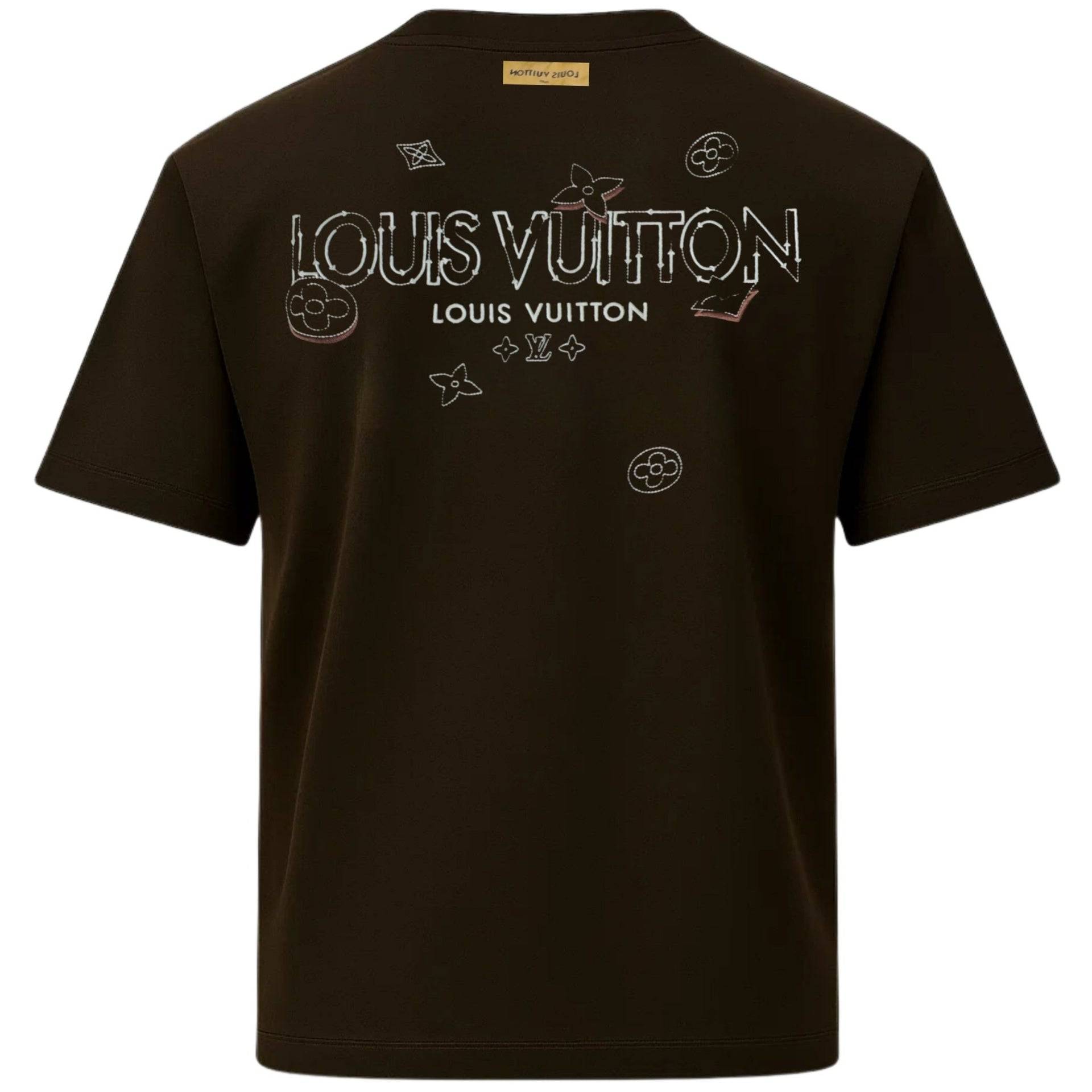 M.T-Shirts LV 1565 (Brown) - 24HEARTZ