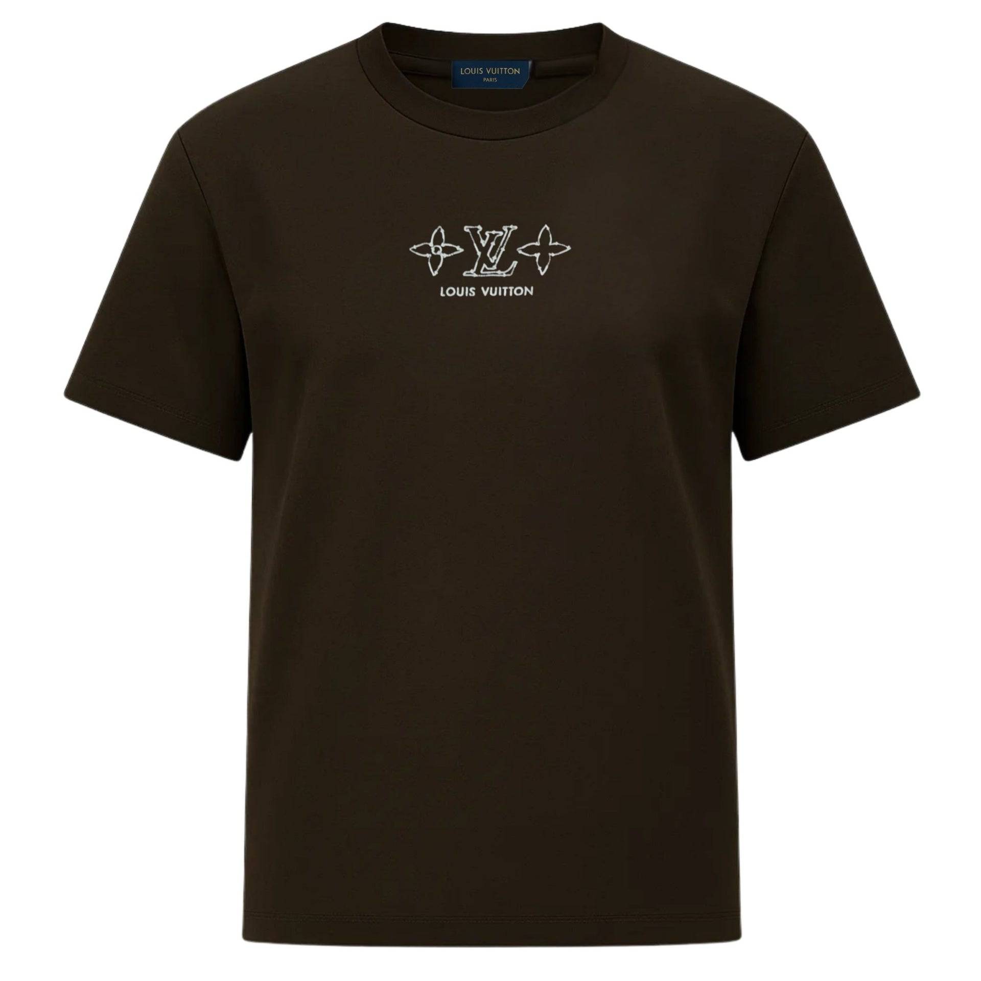 M.T-Shirts LV 1565 (Brown) - 24HEARTZ